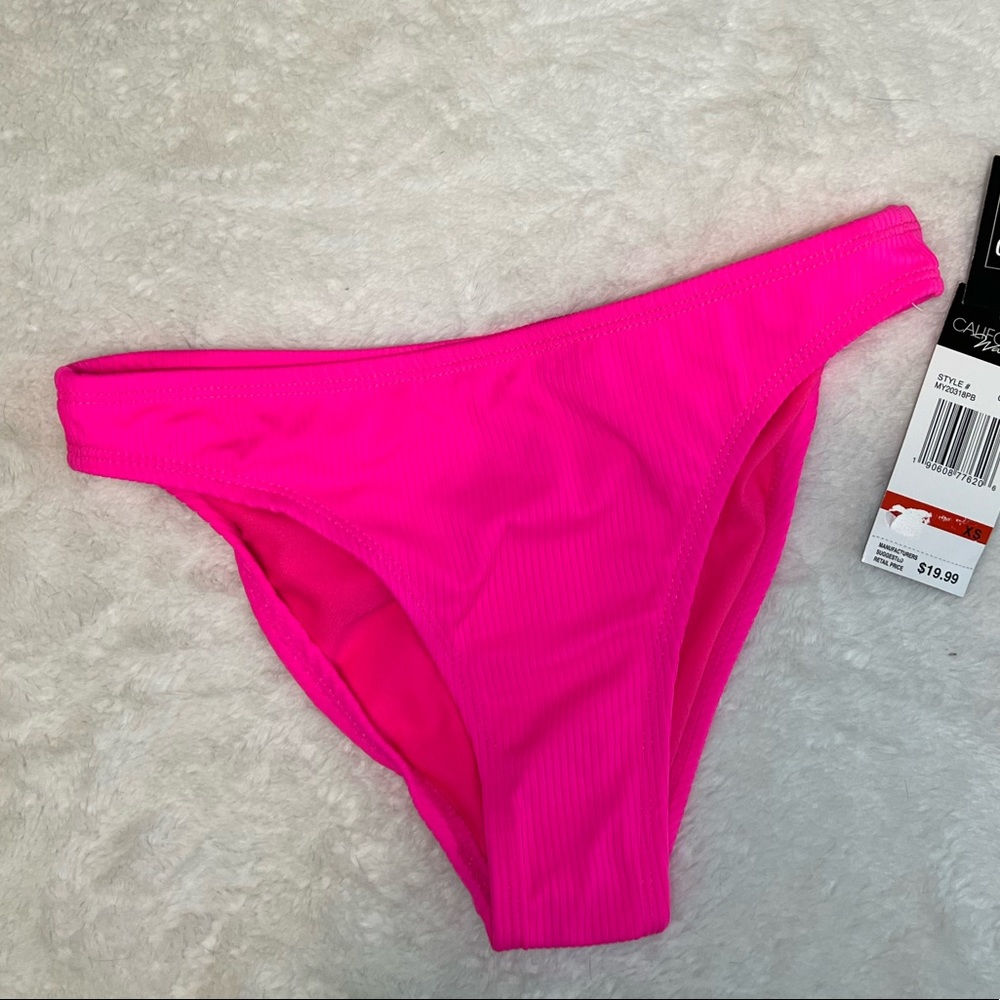 NWT! Neon pink bikini bottoms